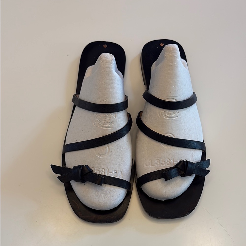 Kate Spade Black Minimalist Sandals
